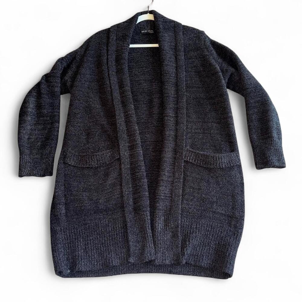 Barefoot Dreams size small oversized Black cardigan with pockets
